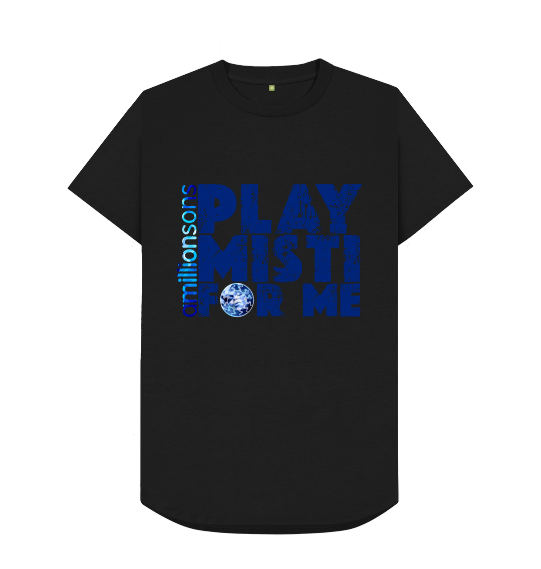 Black PLAY MISTI FOR ME - Men\u2019s Long T-shirt