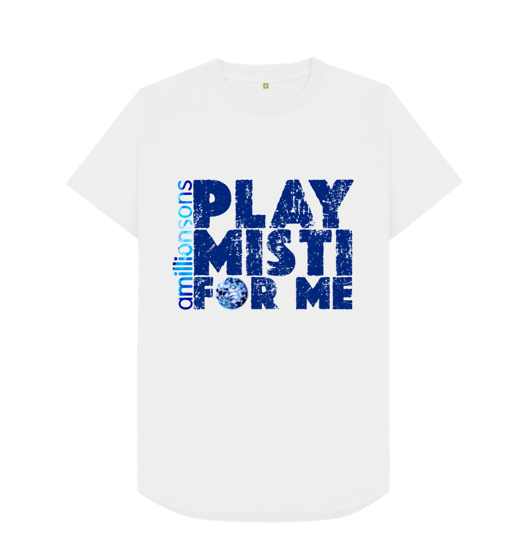 White PLAY MISTI FOR ME - Men\u2019s Long T-shirt