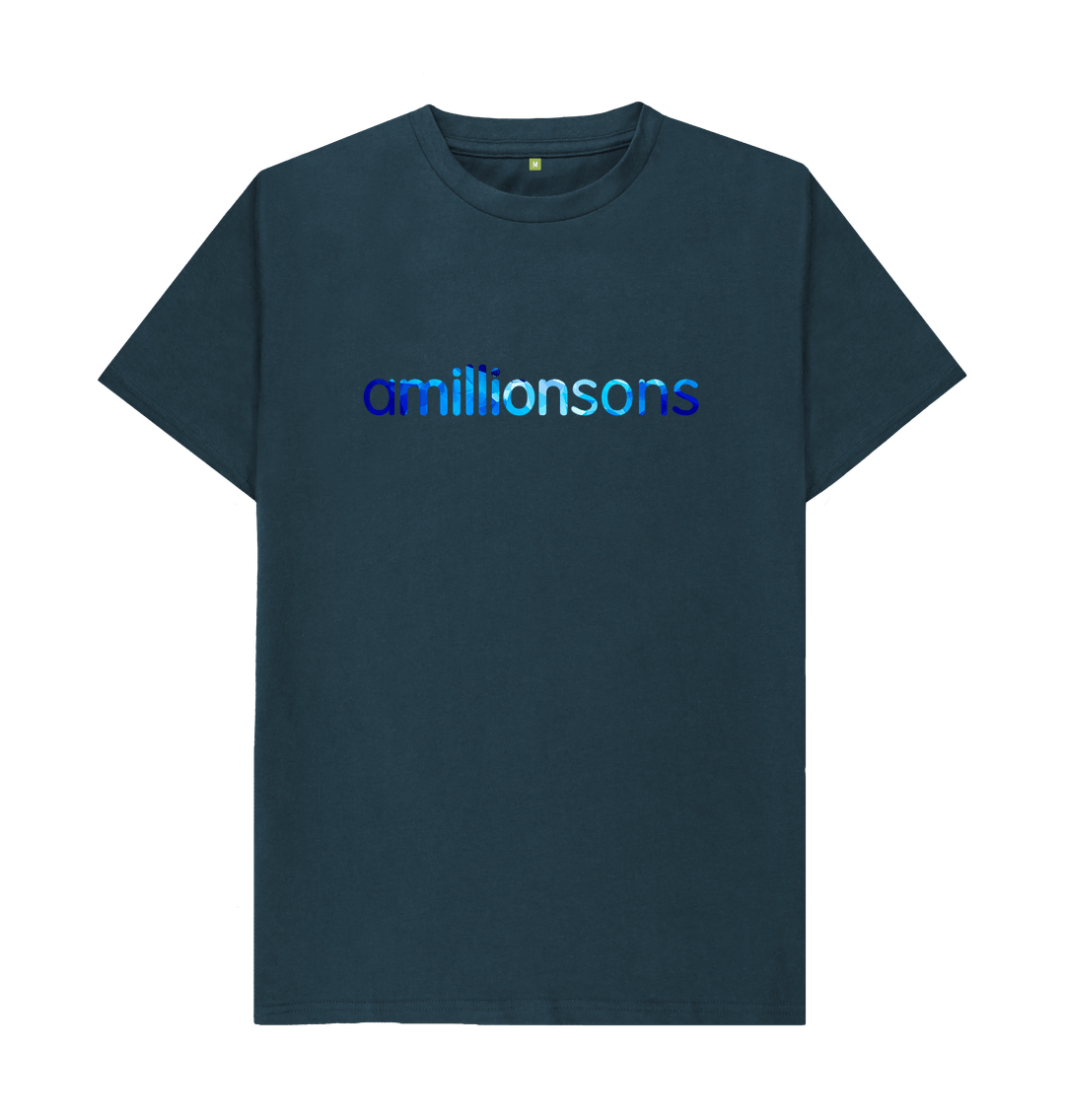 Denim Blue \u2018amillionsons\u2019 unisex t-shirt