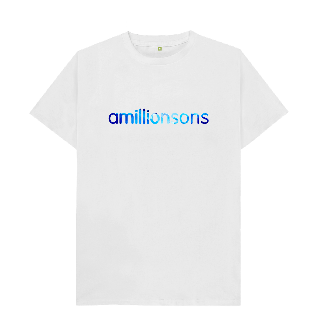 White \u2018amillionsons\u2019 unisex t-shirt